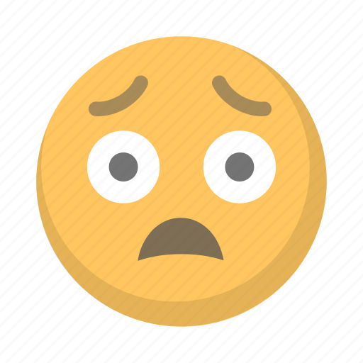 Agony, emoji, face, sad, scared, terrified icon - Download on Iconfinder