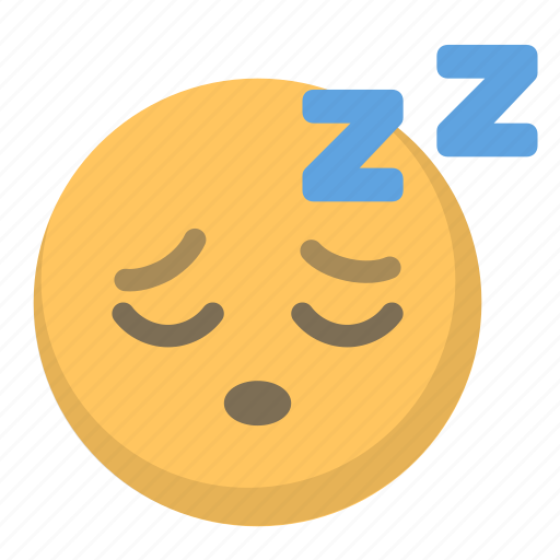 Emoji, face, sleep, sleeping, snore, tired, zzz icon - Download on Iconfinder