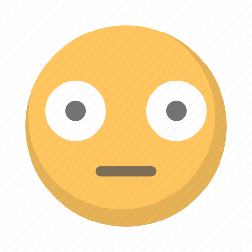 Blank, dumbfounded, emoji, face, stare, suprised icon - Download on Iconfinder