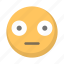 blank, dumbfounded, emoji, face, stare, suprised 