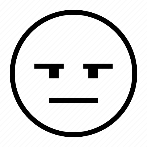 Emoji, emoticon, skeptic, skeptical, thinking, unsure icon - Download on Iconfinder