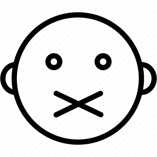 Close, emoticon, emoji, emotion, face, mouth, smiley icon - Download on Iconfinder