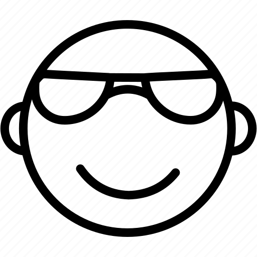 Emotion, geek, emoji, emoticon, face, glasses, smiley icon - Download on Iconfinder