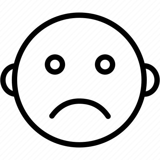 Emotion, sad, emoji, emoticon, face, smiley icon - Download on Iconfinder