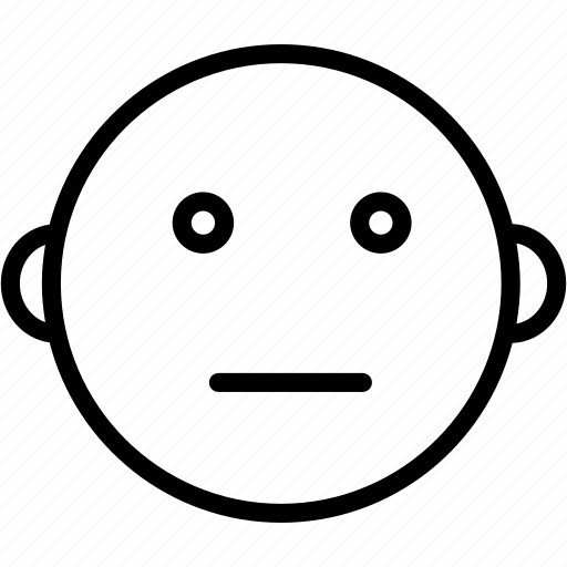 Emoticon, strait, emoji, emotion, face, sad, smiley icon - Download on Iconfinder