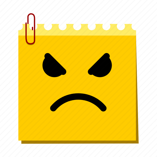 Angry, emoticon, label, stickers icon - Download on Iconfinder