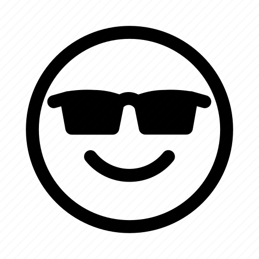 Cool, emoticon, emotion, face, smileys icon - Download on Iconfinder
