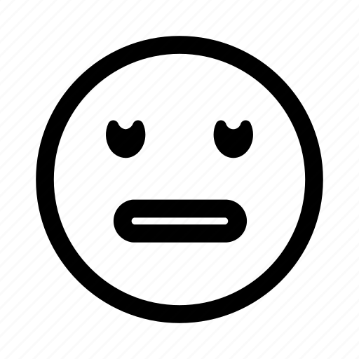 Emoticon, emotion, face, not amused, smileys icon - Download on Iconfinder