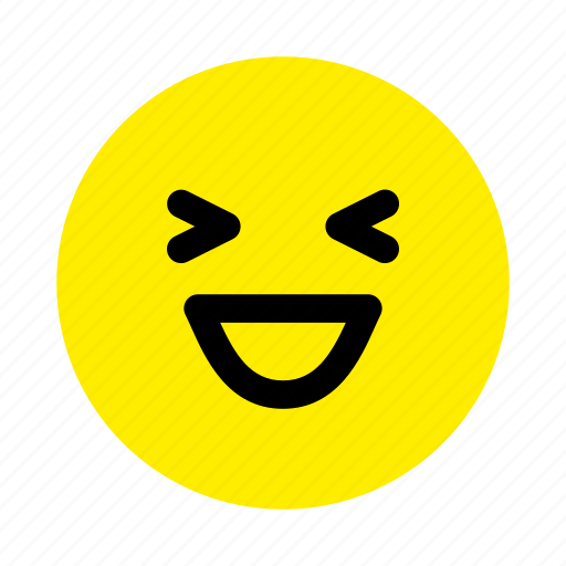 Color, emoticons, emotion, lol, rofl, xd icon - Download on Iconfinder