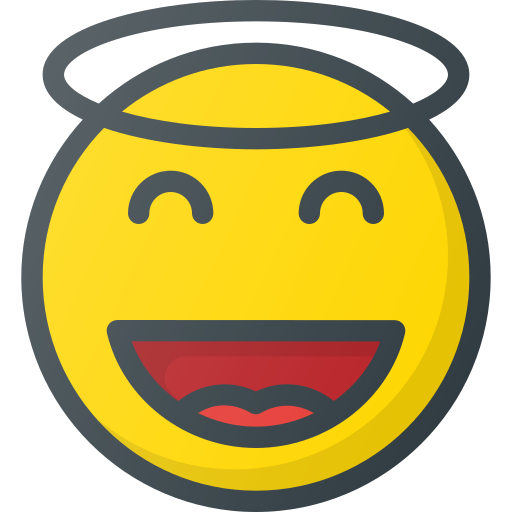 Angel, emoji, emote, emoticon, emoticons icon - Free download
