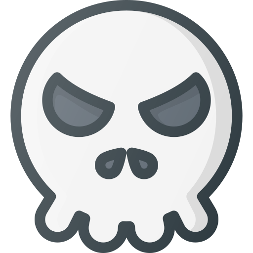 Angry, emoji, emote, emoticon, emoticons, skull icon - Free download