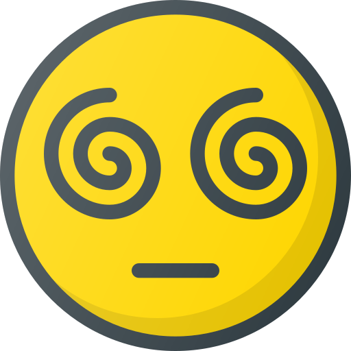Emoji, emote, emoticon, emoticons, hypnotized icon - Free download