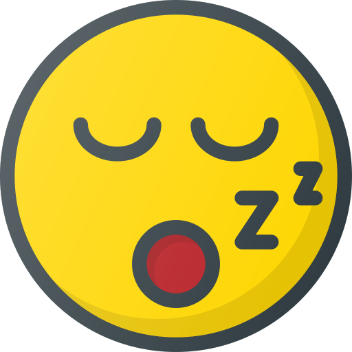Emoji, emote, emoticon, emoticons, snoring icon - Free download
