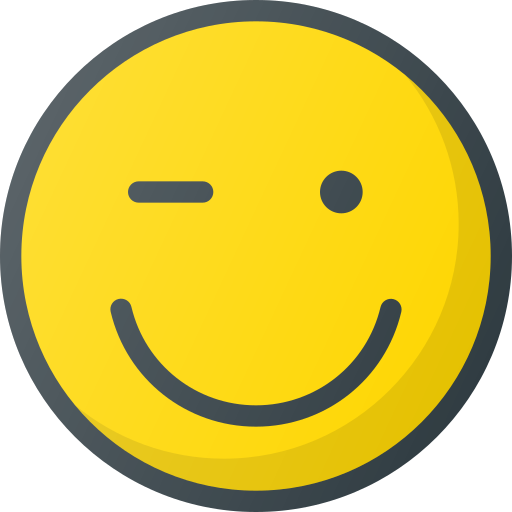 Emoji, emote, emoticon, emoticons, wink icon - Free download