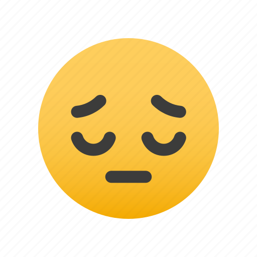 Pensive, face, sad icon - Download on Iconfinder