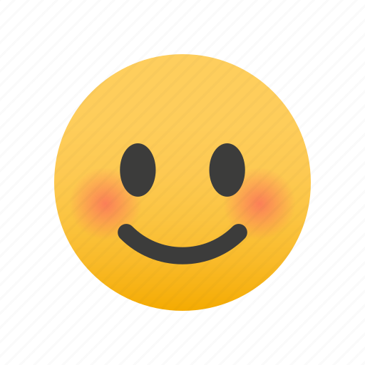 Smiling, blushing, face icon - Download on Iconfinder