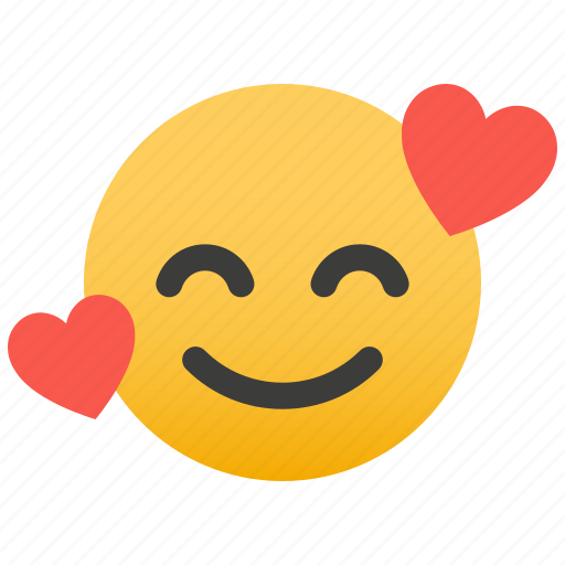 Smiling, hearts, in love icon - Download on Iconfinder