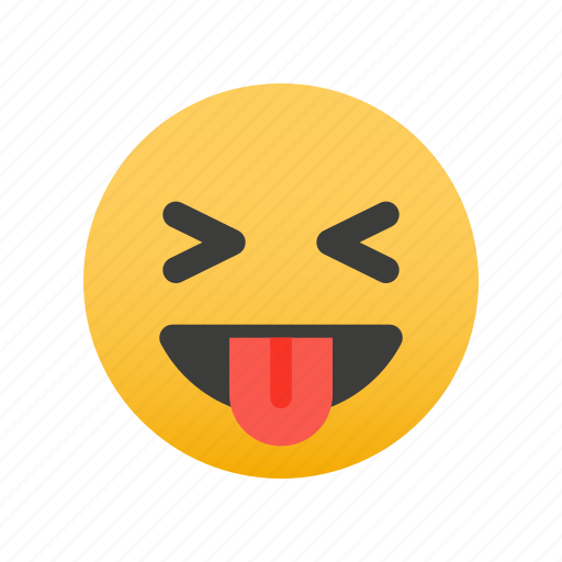 Squinting, tongue, grin icon - Download on Iconfinder