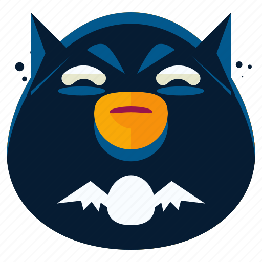 Batman, emoji, emoticon, face, smiley, superhero icon - Download on Iconfinder