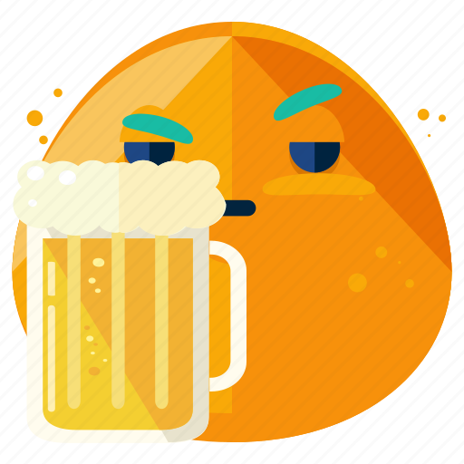 Beer, beverage, drink, emoji, emoticon, smiley icon - Download on Iconfinder