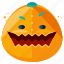 emoji, emoticon, face, halloween, monster, pumpkin, smiley 