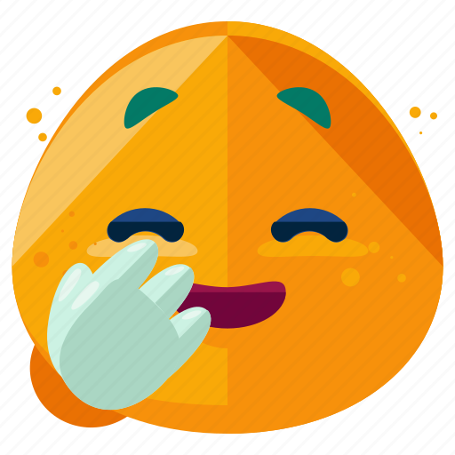 Emoji, emoticon, emotion, laugh, shy, smiley icon - Download on Iconfinder