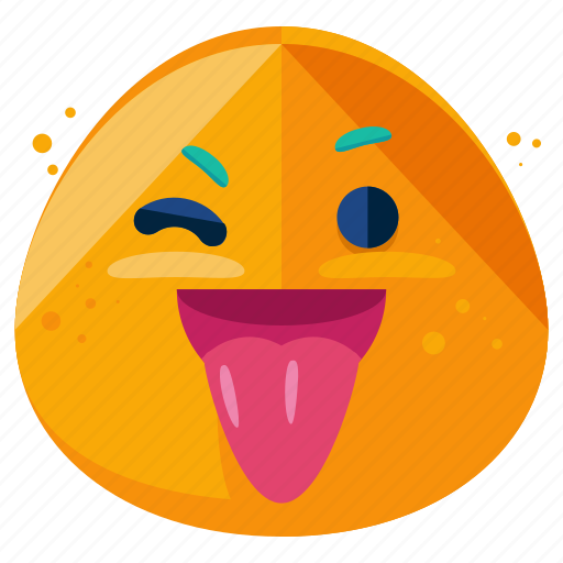Emoji, emoticon, out, smile, smiley, tongue, wink icon - Download on Iconfinder