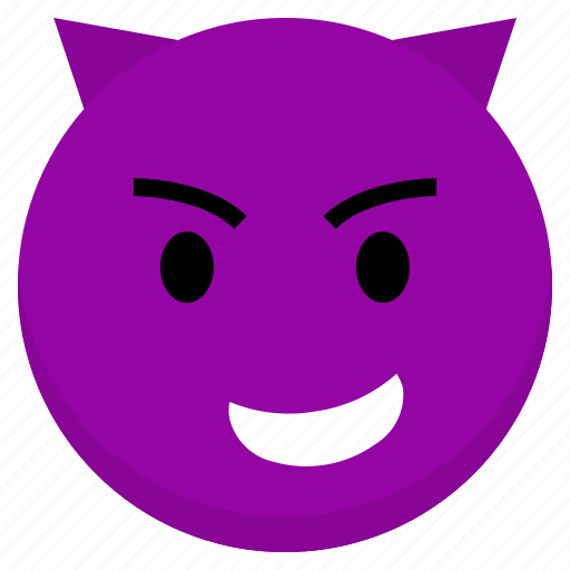 Avatar, emoji, evil, face, happy, profile, user icon - Download on Iconfinder