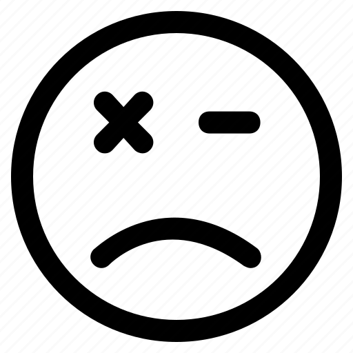 Icon, smile, sad, emoji icon - Download on Iconfinder