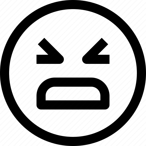 Angry, emoji, emotion, emotional, face, feeling icon - Download on Iconfinder
