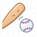 baseball, sport, emoji, game