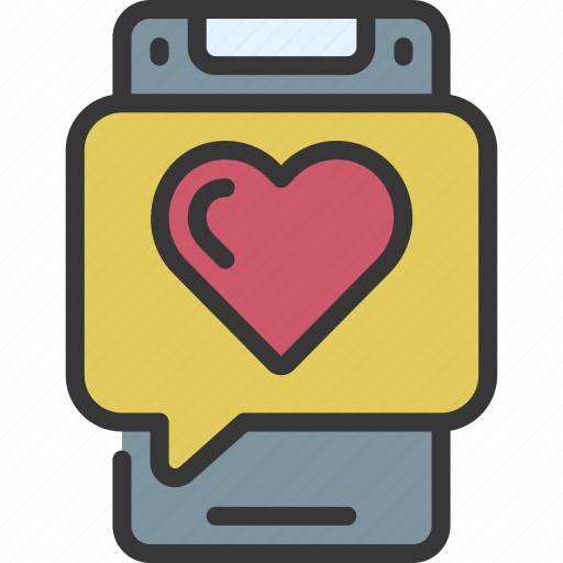 Love, message, mobile, text icon - Download on Iconfinder
