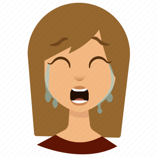 Emoji, emotion, expression, face, feeling, girl, sad icon - Download on Iconfinder