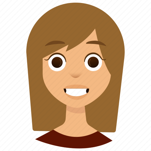 Emotion, expression, face, feeling, girl, happy, smile icon - Download on Iconfinder