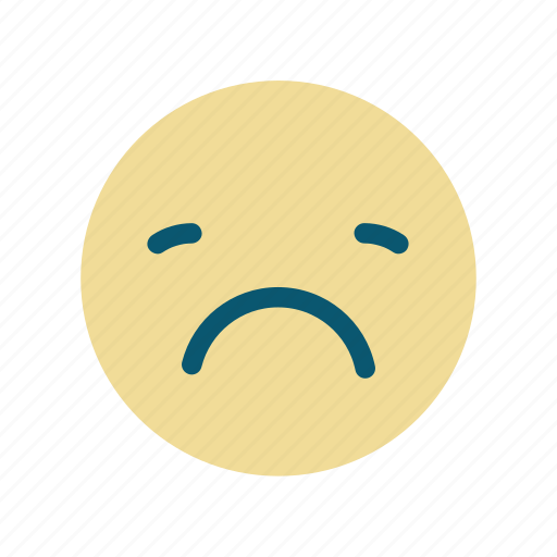 Depressed, expression, face, emoji, emoticon, emotion, feeling icon - Download on Iconfinder