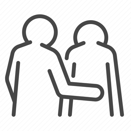 Empathy, care, cheer up, friend, together, side by side, back icon - Download on Iconfinder