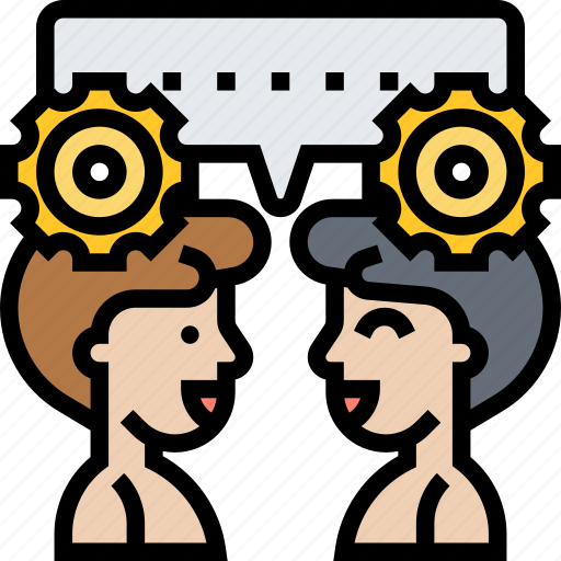 Communication, skills, conversation, consult, brainstorm icon - Download on Iconfinder