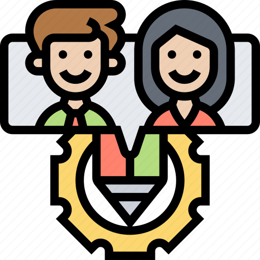 Cooperation, organization, company, management, personnel icon - Download on Iconfinder