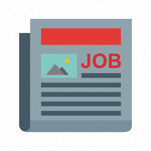 Ad, employment, interview, job, newspaper, paper, resume icon - Download on Iconfinder