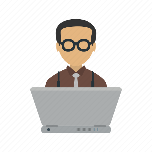 Businessman, busy, computer, job, office, work, working icon - Download on Iconfinder
