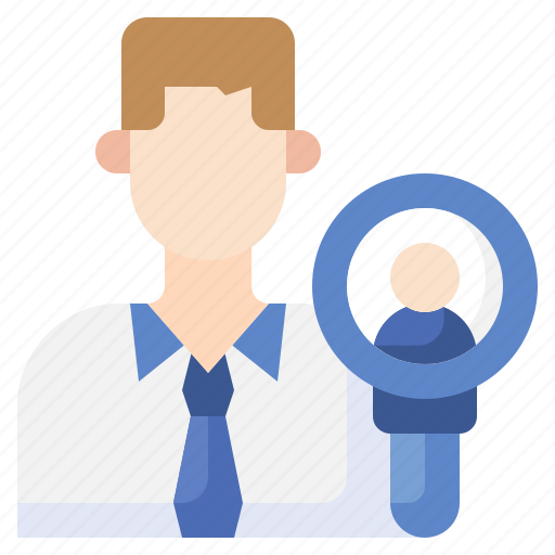 Recruiter, personality, seeker, recruitment, professions icon - Download on Iconfinder