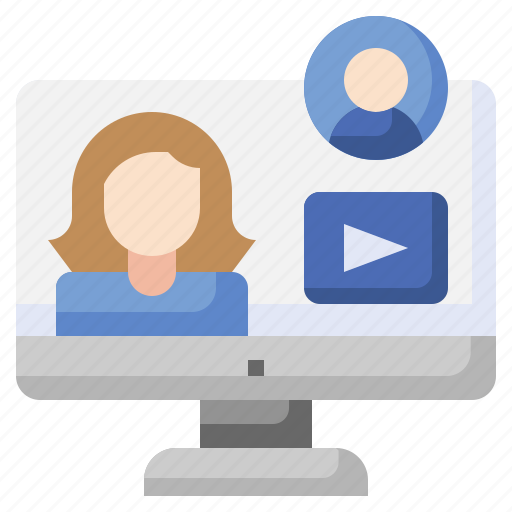 Video, call, interview, conference, consult, conversation icon - Download on Iconfinder