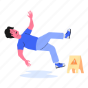 slip, fall, slippery, something went wrong, oops, empty state, error state 