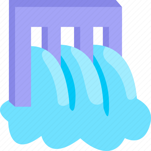 Hydroelectric, renewable, power, nature, water, energy icon - Download on Iconfinder