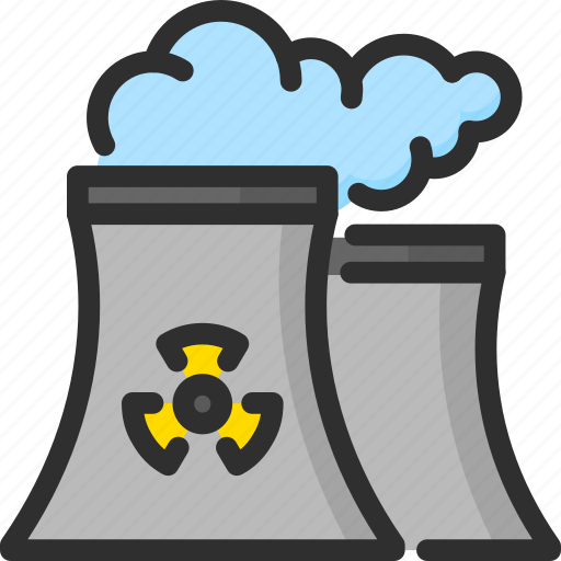 Atomic, energy, nuclear, plant, power, station icon - Download on Iconfinder