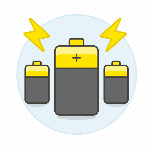 Accumulator, battery, device, electricity, energy, flash, power icon - Download on Iconfinder