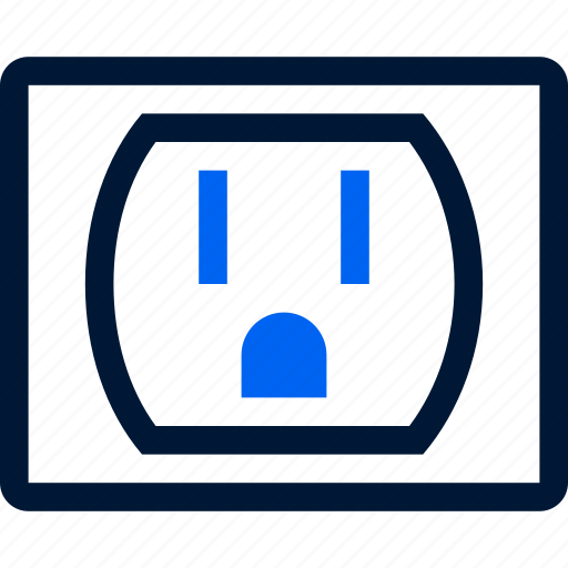 American, power, electric, electricity, north, outlet, socket icon - Download on Iconfinder