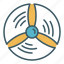 circle, energy, propeller, turbine, wind 