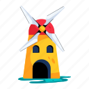 windmill, farm windmill, ancient windmill, traditional windmill, energy mill