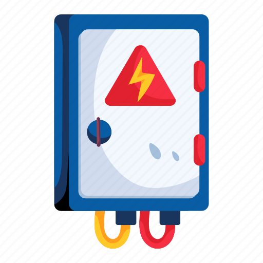 Electrical box, power box, electrical panel, power panel, electrical board icon - Download on Iconfinder